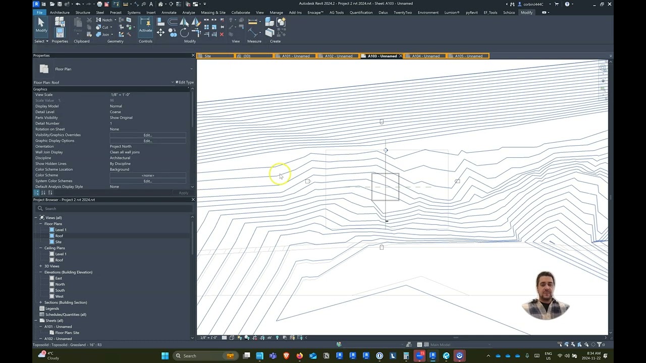 Revit Tutorial - Studio Project - Creating Sheets & Setting up Graphics ...