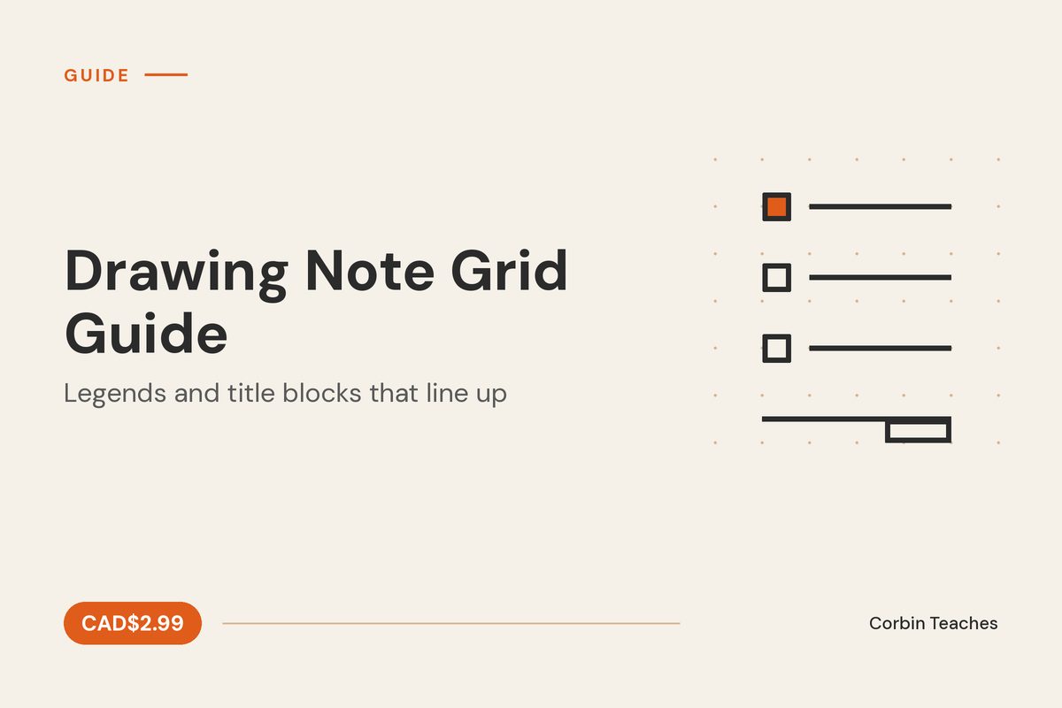 Drawing Note Grid Guide — product card image for the Corbin Teaches shop